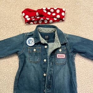 Rosie the Riveter Baby Costume